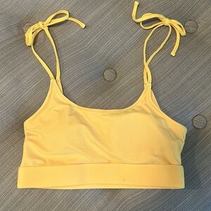 Beachsissi Yellow Bikini Top - size M